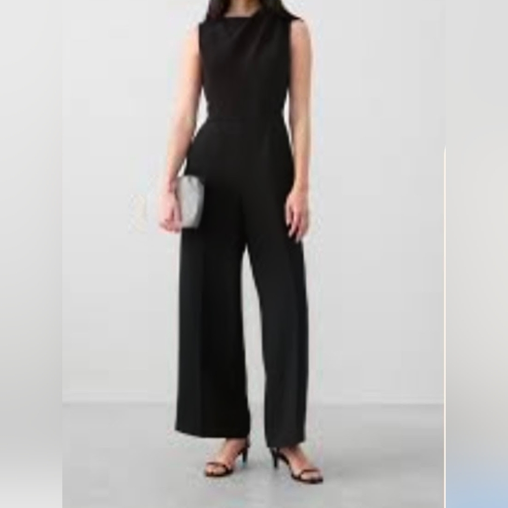 NWT Banana Republic Classic Black Jumpsuit - Picture 8 of 10